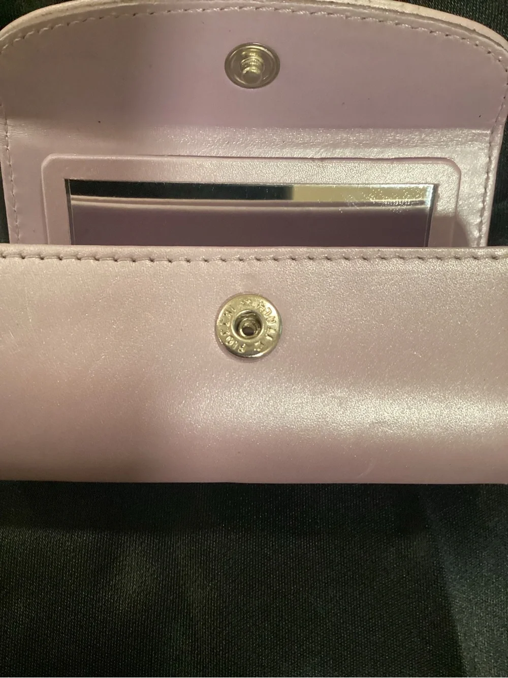 Vintage COACH lilac Lipstick Case, W mirrored in Lilac